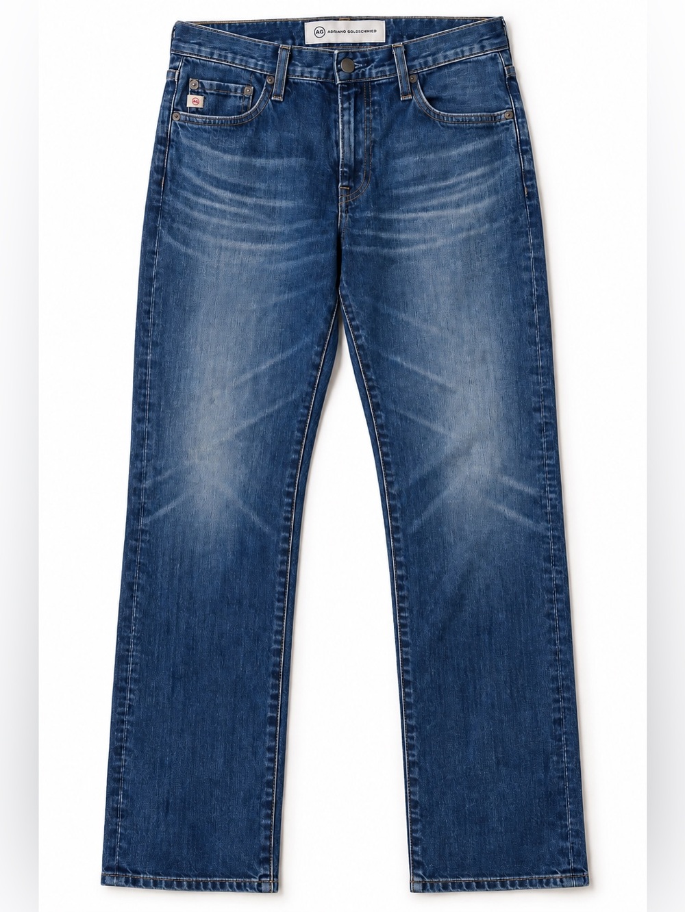 AG Adriano Goldschmied Everett Slim Straight Mens Jeans 31R Dark Wash 33x33.5